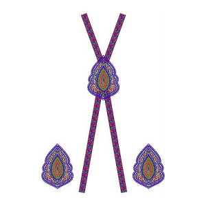 Smart Designer Dress Embroidery Design