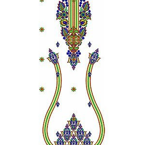 Vest Dress Designer Embroidery Design