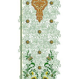 Modern Kabyle Embroidery Dress Design