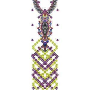 Egyptian Dresses Embroidery Design