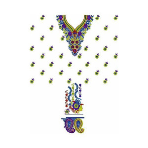 Pakistani Bridal Embroidery Designs 4056