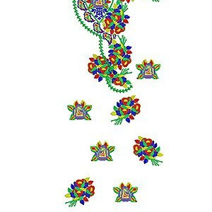 Cross Stitch Designer Tunic Embroidery Design