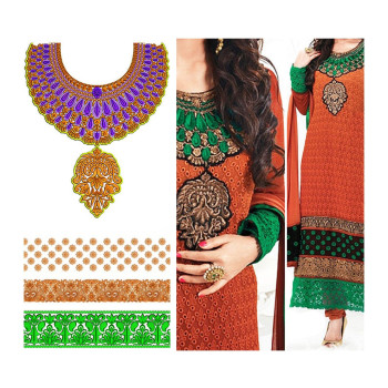 Latest Takchita Farida Moroccan Embroidery Design