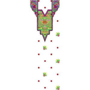 Dresses Motif Embroidery Design