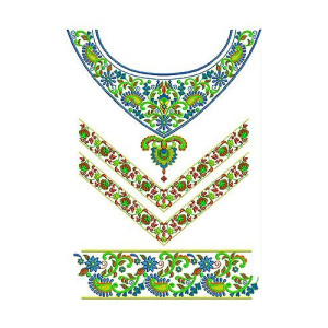 Women's Burgundy Silk Bead Style Dress Embroidery Design