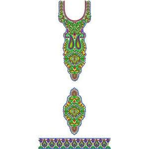 Spring Bloom Floral Top Dresses Embroidery Design