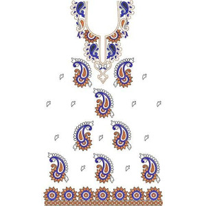 Dress Embroidery Design Patterns 5209