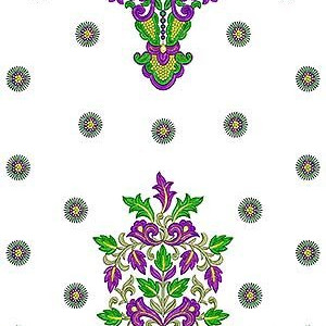 Female Dress Embroidery Design For A Wedding