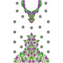 Female Dress Embroidery Design For A Wedding