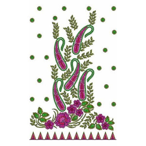 Ivory Designer Churidar Dress Design