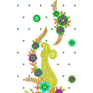 DAG Dress Embroidery Design