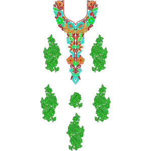 Lovely Embroidery Dress Design For Girls