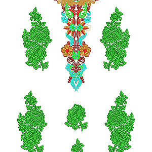 Lovely Embroidery Dress Design For Girls