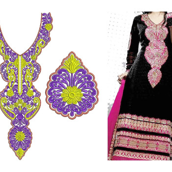 7519 Full Set Dress Design