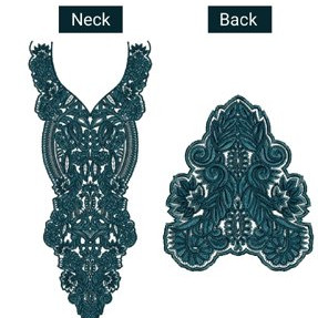 9588 Dress Embriodery Design