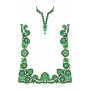 9641 Dress Embroidery Design