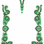 9641 Dress Embroidery Design