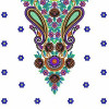 Fashion Cotton Dress Embroidery Design 25234
