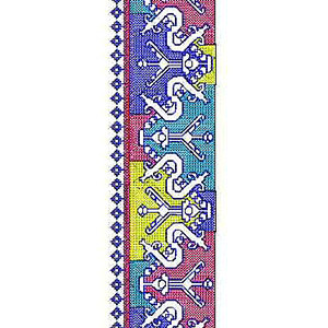 Cross Stitch Dress Embroidery Design 24846