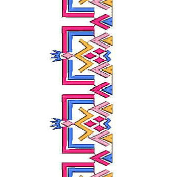 Moroccan Long Neck Embroidery Design 24710