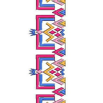 Moroccan Long Neck Embroidery Design 24710