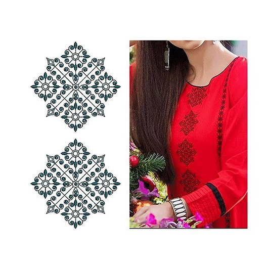 Tajik Traditions Embroidery Dress Design