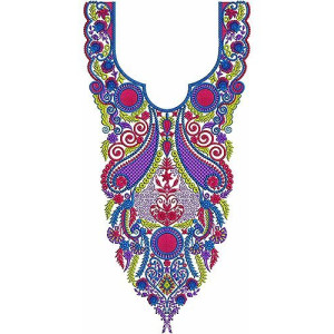 Heavy Full Embroidery Dress Design