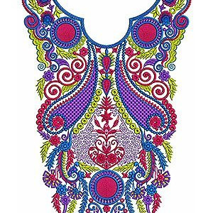 Heavy Full Embroidery Dress Design