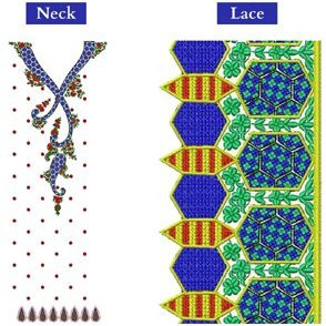 Bridal Wedding Dress Embroidery Design