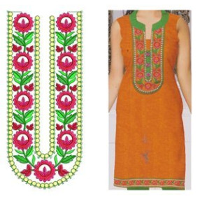 Chinese Oriental Dress Embroidery Design