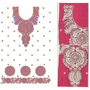 Dress Embroidery Design For Party Wedding