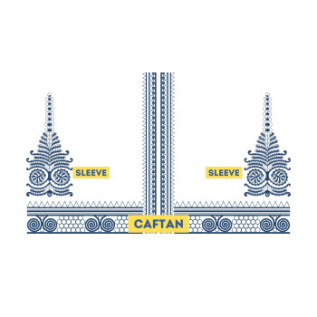 Moroccan Kaftan Dresses Embroidery Designs 26276