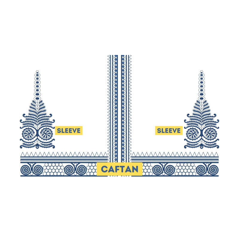 Moroccan Kaftan Dresses Embroidery Designs 26276