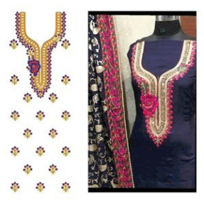 New Dress Embroidery Design 19640