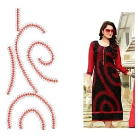 New Dress Embroidery Design 19804