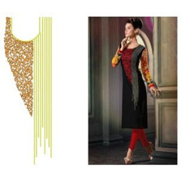 New Dress Embroidery Design 19805