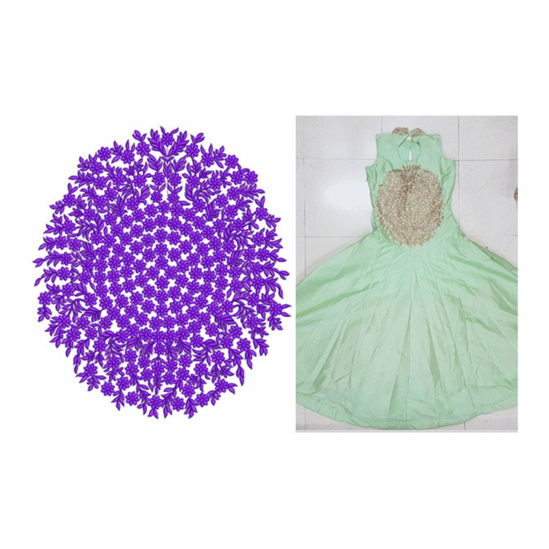 New Dress Embroidery Design 20058