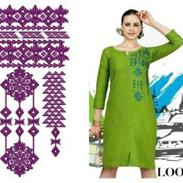 New Dress Embroidery Design 22383