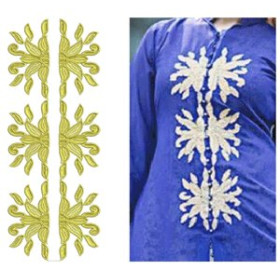 Ottoman Gold Embroidery Dress Design