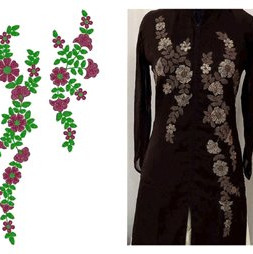 Party Western Suits Embroidery Design