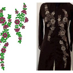 Party Western Suits Embroidery Design