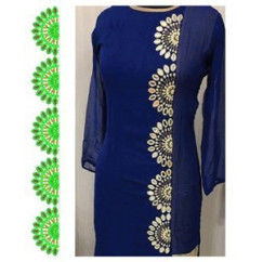 Woman Boutique Dress Embroidery Design