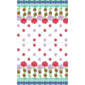 Beautiful Rose Dupatta Embroidery Design