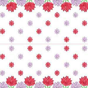 Beautiful Rose Dupatta Embroidery Design