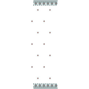 10056 Scarf Embroidery Design