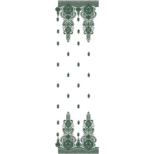 10058 Scarf Embroidery Design