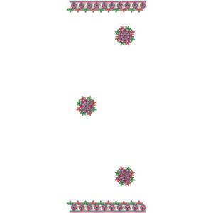 10060 Scarf Embroidery Design