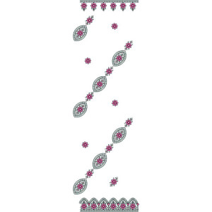 10061 Scarf Embroidery Design