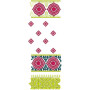 10356 Dupatta Embroidery Design