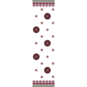 10363 Dupatta Embroidery Design